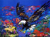 Bald Canvas Paintings - American Bald Eagle